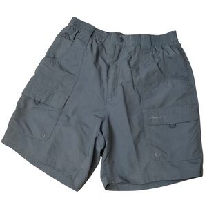 Islamorada 100% Nylon Fishing Shorts, Blue Grey Color - Medium‎